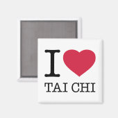 I LIEBE TAI CHI MAGNET (Vorderseite/Rückseite)