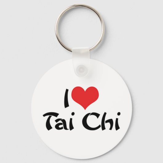 I Liebe Tai Chi Schlüsselanhänger (Vorderseite)