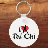 I Liebe Tai Chi Schlüsselanhänger (Vorderseite)