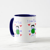 I Liebe Taid Tasse (Vorderseite Links)