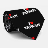 I LIEBE TAIWAN KRAWATTE (Gerollt)