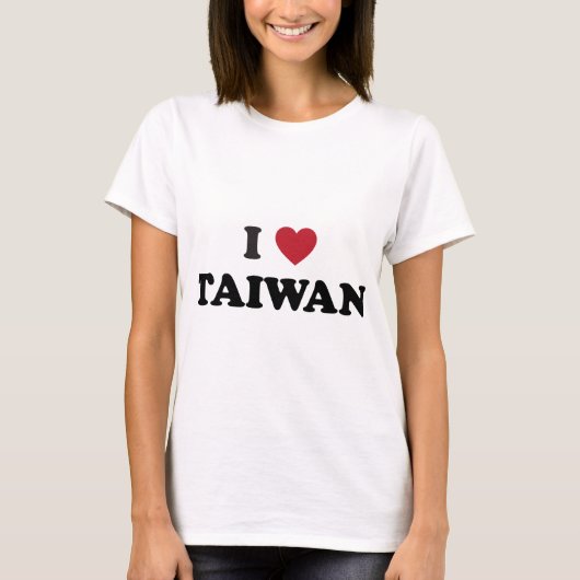 I Liebe Taiwan T-Shirt (Vorderseite)