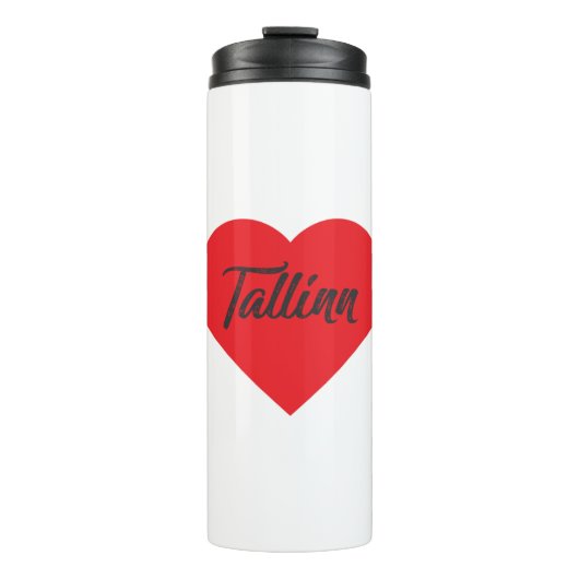 I Liebe Tallinn - Estland Thermosbecher (Vorderseite)