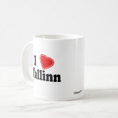 I Liebe Tallinn Kaffeetasse (Vorderseite Links)