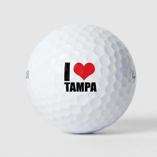 I Liebe Tampa Golfball (Vorderseite)