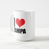 I Liebe Tampa Kaffeetasse (Vorderseite Links)