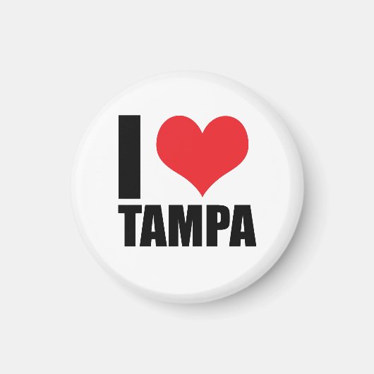 I Liebe Tampa Magnet (Vorne)