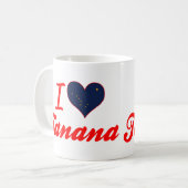 I Liebe Tanana, Alaska Kaffeetasse (Vorderseite Links)