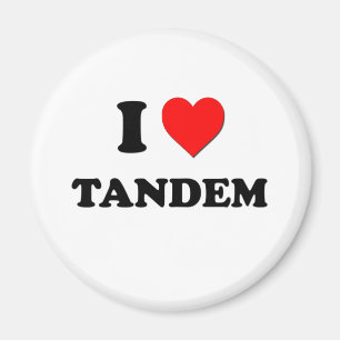 I Liebe Tandem Magnet
