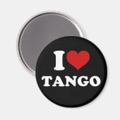 I Liebe Tango Magnet (Vorderseite/Rückseite)