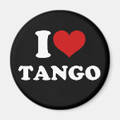 I Liebe Tango Magnet (Vorne)
