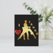 I LIEBE TANGO POSTKARTE (Stehend Vorderseite)