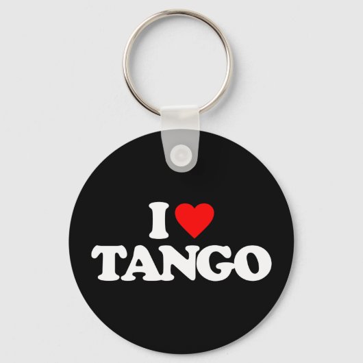 I LIEBE TANGO SCHLÜSSELANHÄNGER (Vorderseite)