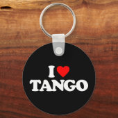 I LIEBE TANGO SCHLÜSSELANHÄNGER (Vorderseite)