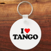 I LIEBE TANGO SCHLÜSSELANHÄNGER (Vorderseite)