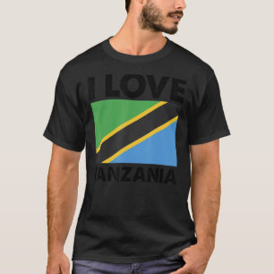 I Liebe Tansania I Herz Tansania Familienreisen Ta T-Shirt
