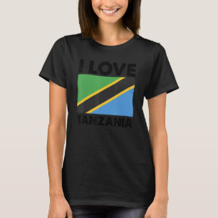 I Liebe Tansania I Herz Tansania Familienreisen Ta T-Shirt