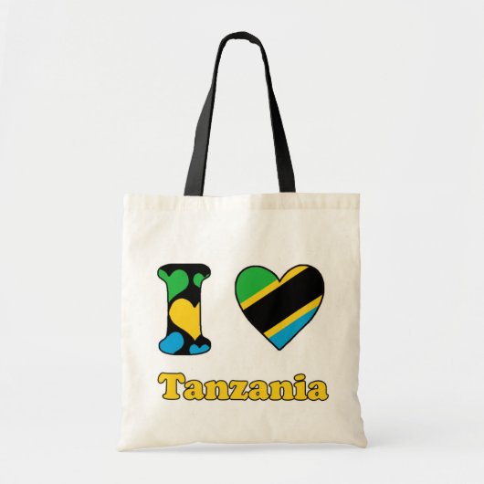 I Liebe Tansania Tragetasche (Vorne)