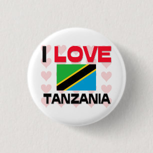 I Liebe Tanzania Button