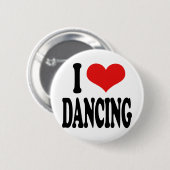 I Liebe-Tanzen Button (Vorne & Hinten)
