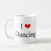 I Liebe-Tanzen Kaffeetasse (Links)