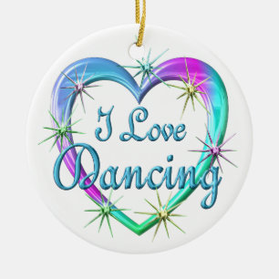 I Liebe-Tanzen Keramikornament