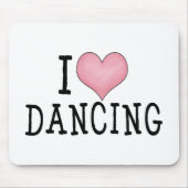 I Liebe-Tanzen Mousepad (Vorne)