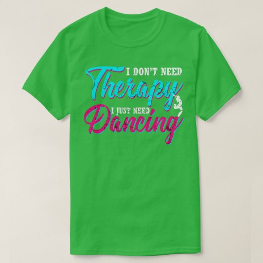 I Liebe Tanzen T-Shirt (Design vorne)
