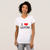 I Liebe TAPIRS T-Shirt (Vorne ganz)