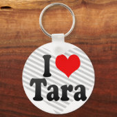 I Liebe Tara Schlüsselanhänger (Vorderseite)