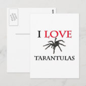 I Liebe Tarantulas Postkarte (Vorne/Hinten)