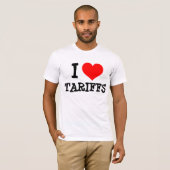 I LIEBE TARIFFS-T - SHIRT (Vorne ganz)