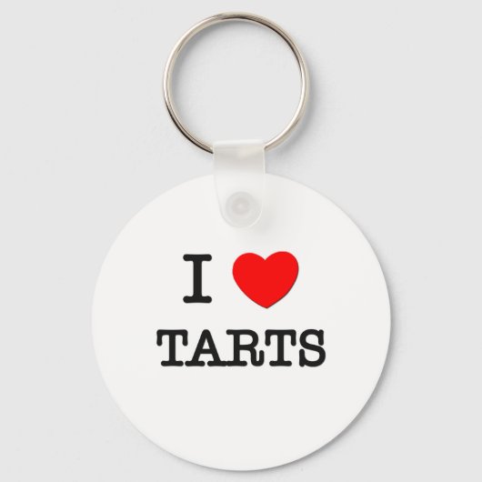 I Liebe Tarts Schlüsselanhänger (Vorderseite)