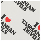 I LIEBE-TASMANISCHE TEUFEL STOFF (Nahaufnahme)