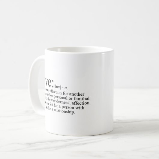 I Liebe Tasse (Vorderseite Links)