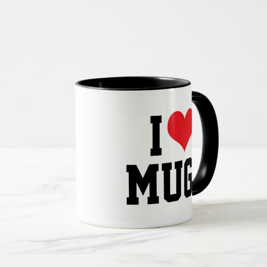 I Liebe Tasse - Caffee Tasse Glassware Sammlergesc (VorderseiteRechts)