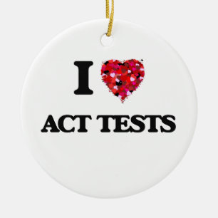 I Liebe-Taten-Tests Keramikornament