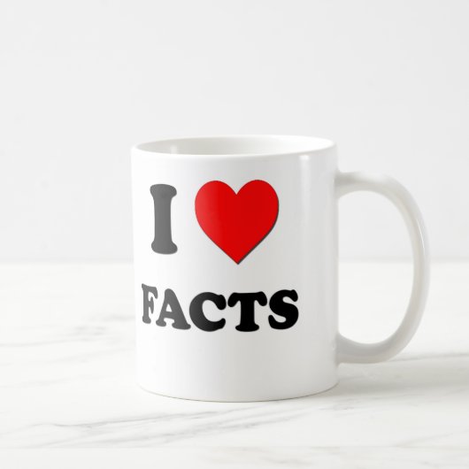 I Liebe-Tatsachen Kaffeetasse (Rechts)