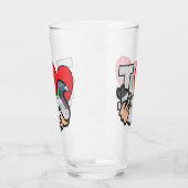 I Liebe-Tauben Glas (Rechts)