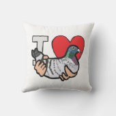 I Liebe-Tauben Kissen (Rückseite)