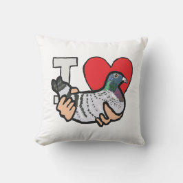 I Liebe-Tauben Kissen