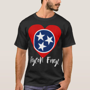 I Liebe Taubenschmiede, Tennessee Grosser Moky-Ber T-Shirt