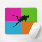 I Liebe Tauchen - Mousepad (Mit Mouse)