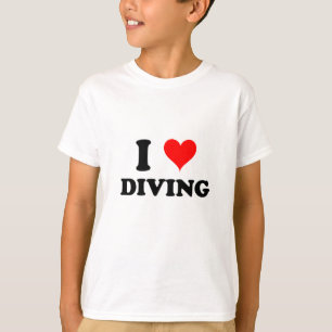 I Liebe-Tauchen T-Shirt