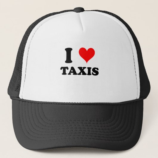 I Liebe-Taxis Truckerkappe (Vorderseite)