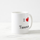 I Liebe Taxonomie Kaffeetasse (VorderseiteRechts)