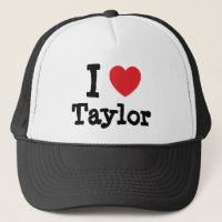 I Liebe Taylor Herz Brauch personalisiert