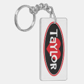I Liebe Taylor Schlüsselanhänger (Vorderseite links)