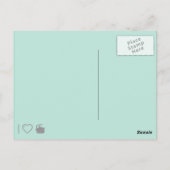 I Liebe Tea Kettles Postkarte (Rückseite)