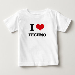 I Liebe TECHNO Baby T-shirt